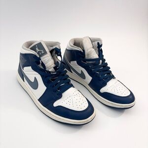 Jordan Air Mid Sneakers Sky J French Blue/Sail/Ozone Blue women’s 10.5 men’s 9